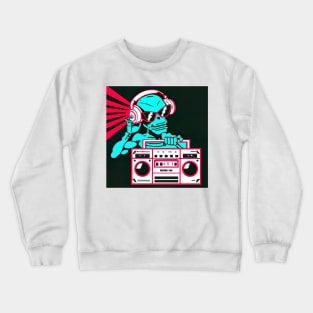 Boombox alien Crewneck Sweatshirt